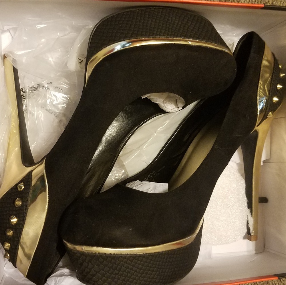 Platform spiked heels